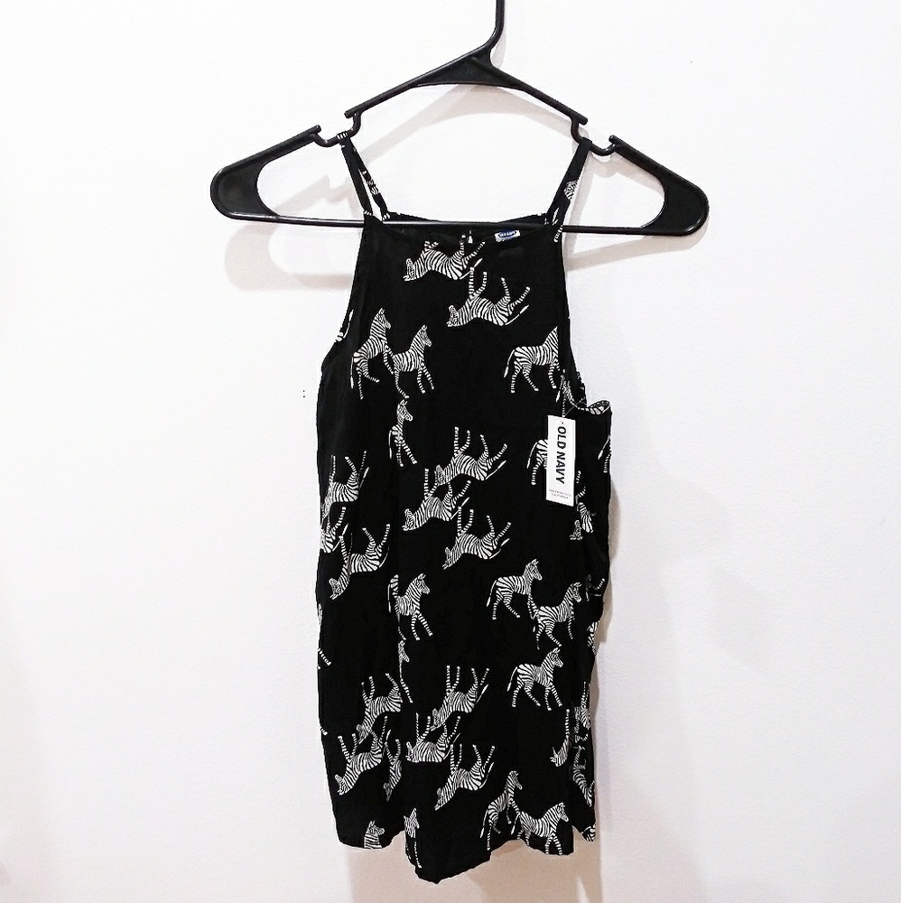 Old Navy Zebra Pattern Tank - Picture 2 of 3